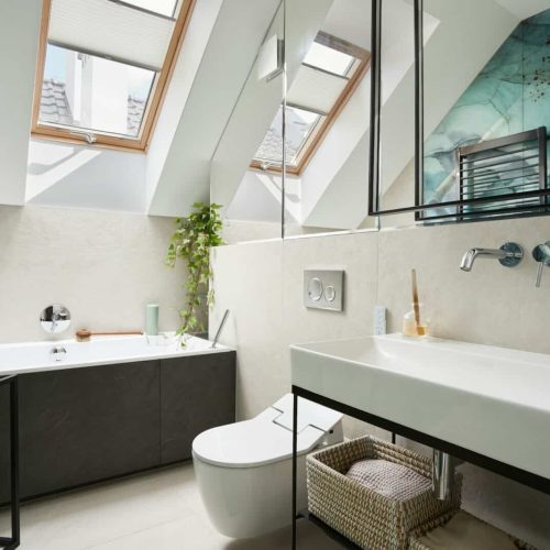 Stylish bathroom design